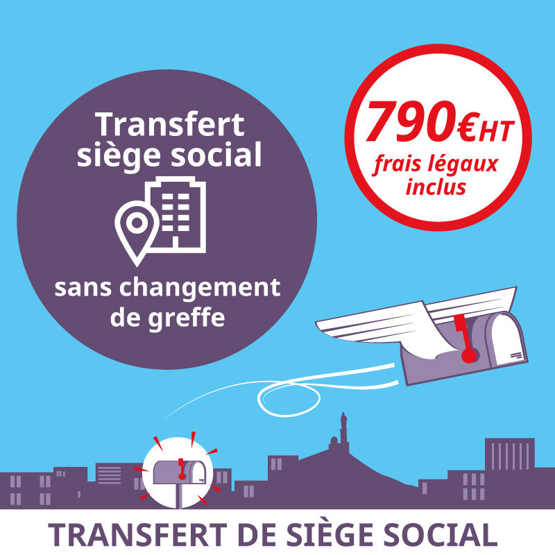 Transfert du siège social sans changement de greffe